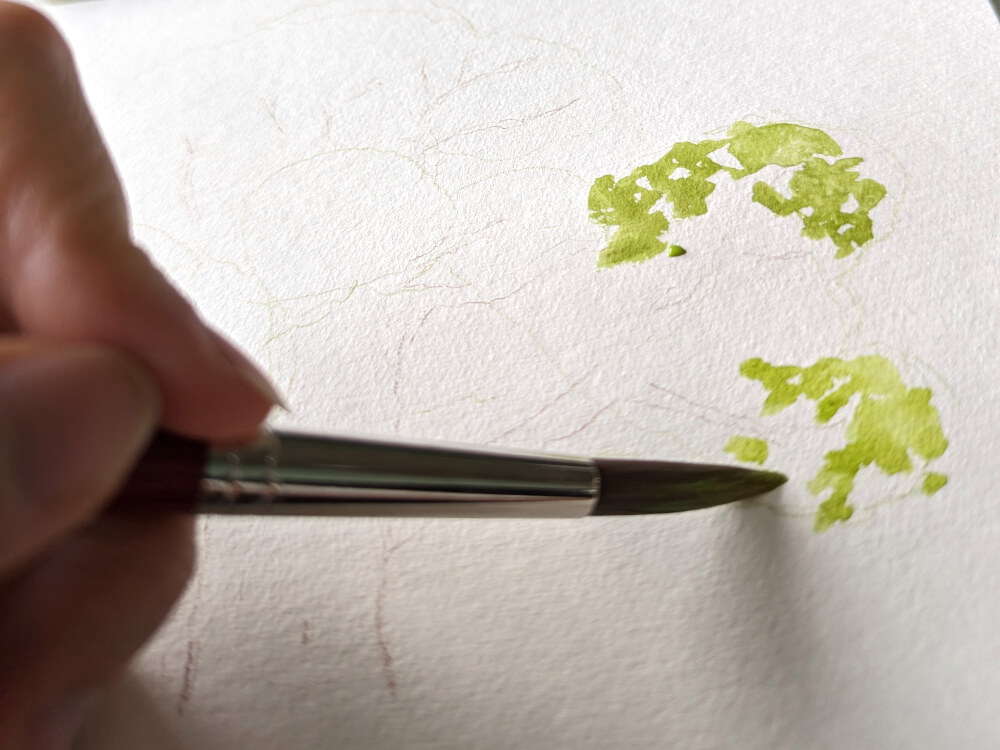 Aquarell Bäume malen – 3 Anleitungen