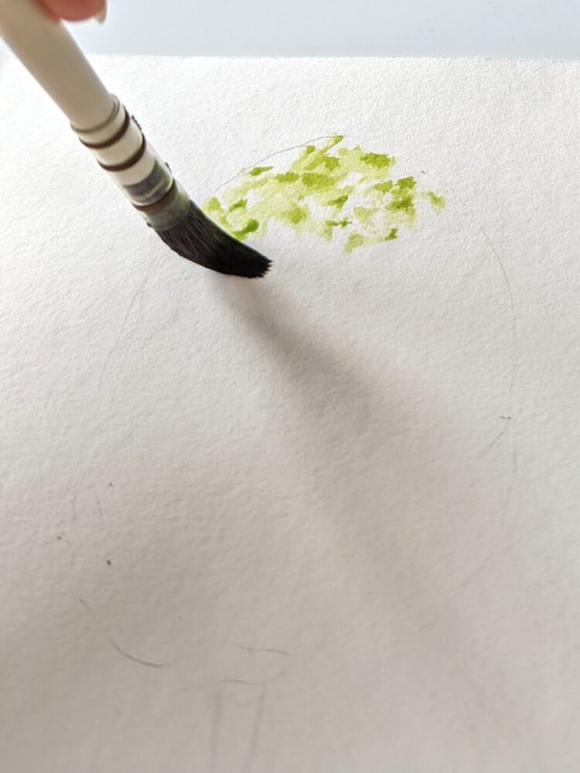 Aquarell Bäume malen – 3 Anleitungen