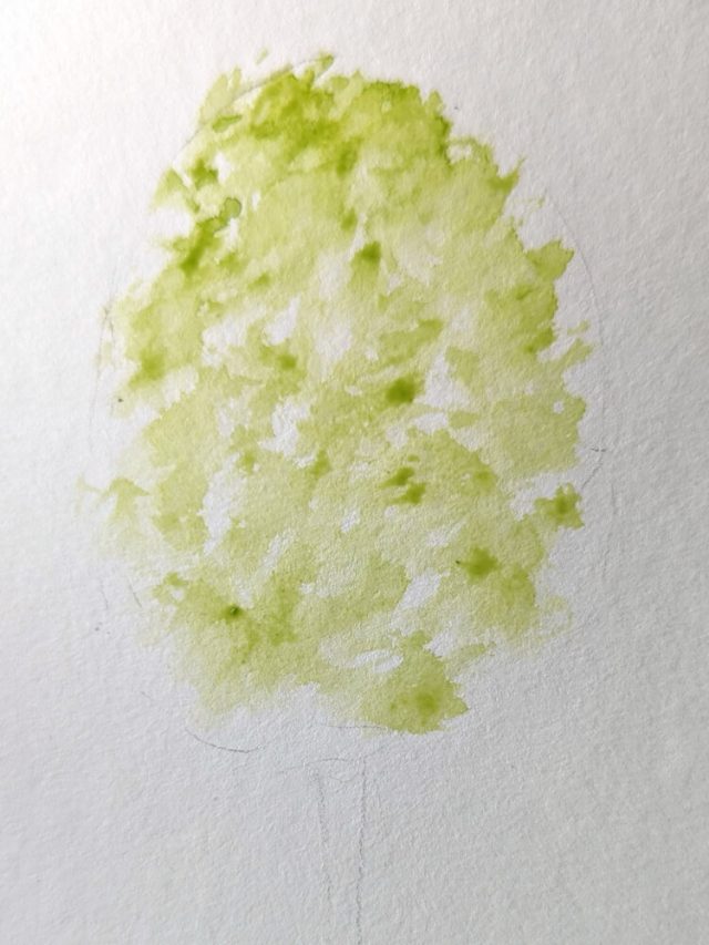 Aquarell Bäume malen – 3 Anleitungen